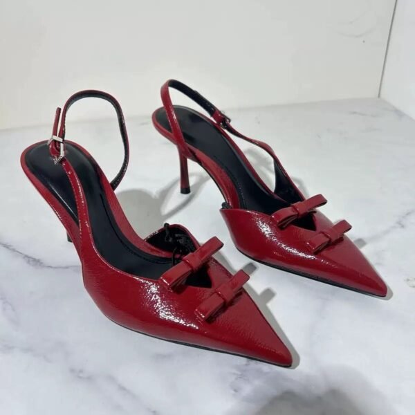 Red Bow Knot Pumps