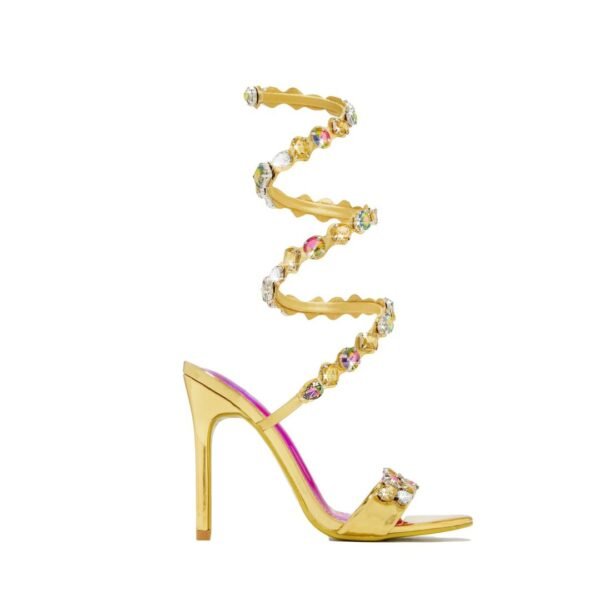 CHMURY Multicolor Rhinestone Heel