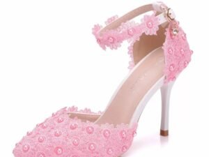 Pointy Lace Sandal