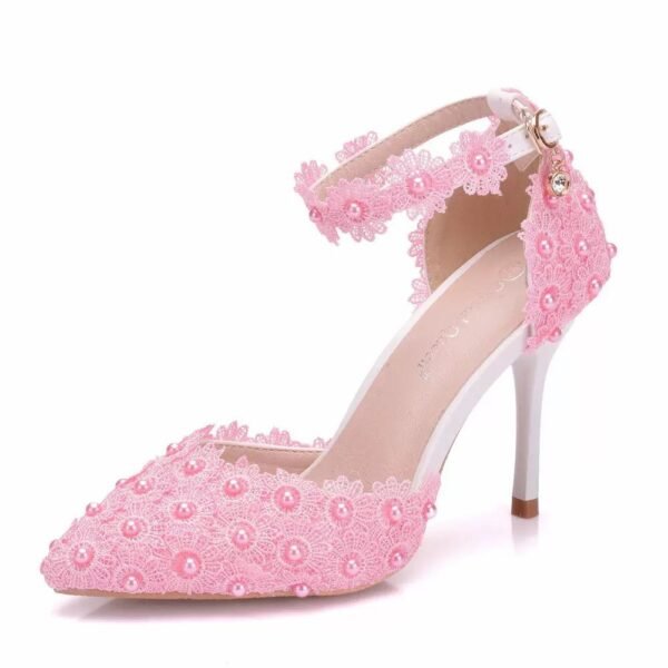 Pointy Lace Sandal