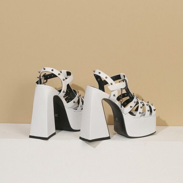 Rivet Leather Sandals