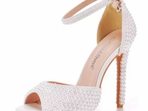 Beige Pearl Sandals Shoe