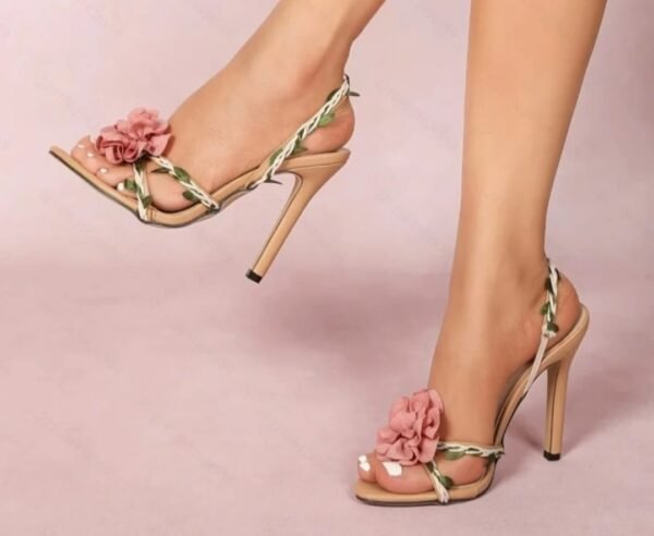 Weave Back Strap Sandals - Image 2