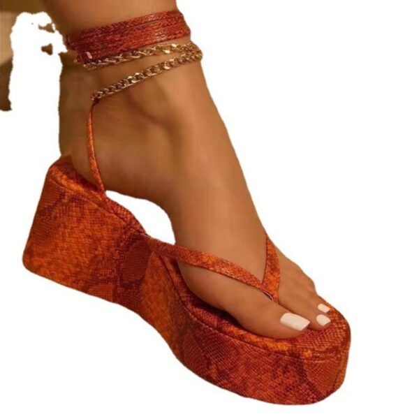 Metal Chain Summer Sandal - Image 2