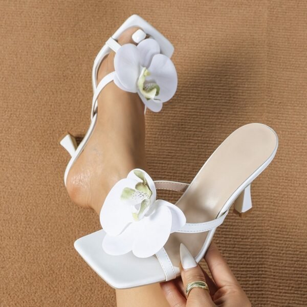 Luxury 3d Floral Heels - Image 4