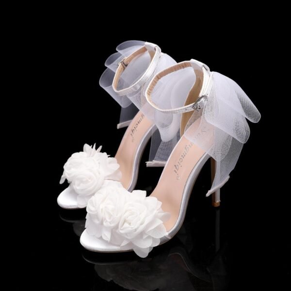 Crystal Queen White Sandal - Image 2