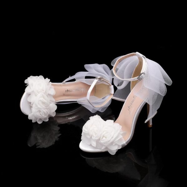 Crystal Queen White Sandal