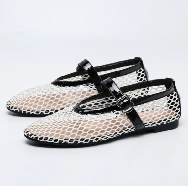 Net flat fashion sandals - Image 5