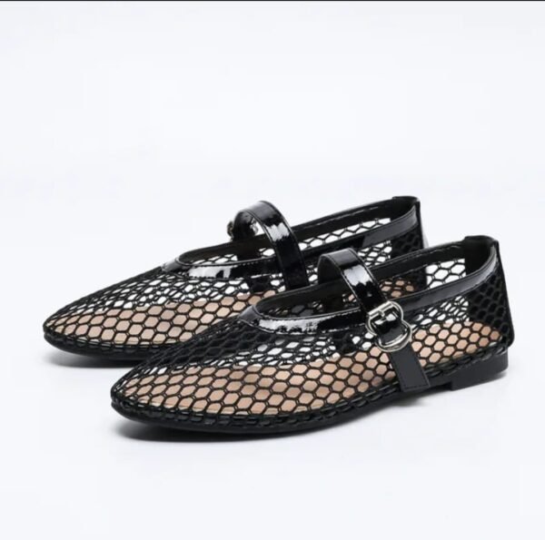 Net flat fashion sandals - Image 3