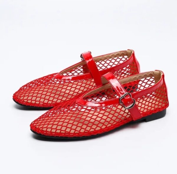 Net flat fashion sandals - Image 2