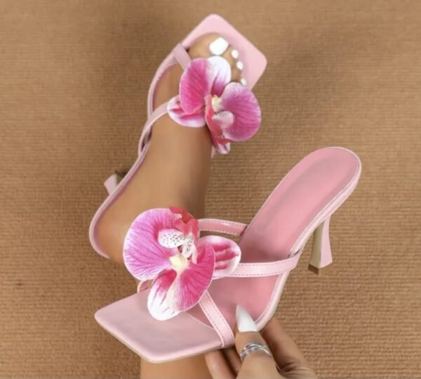 Luxury 3d Floral Heels