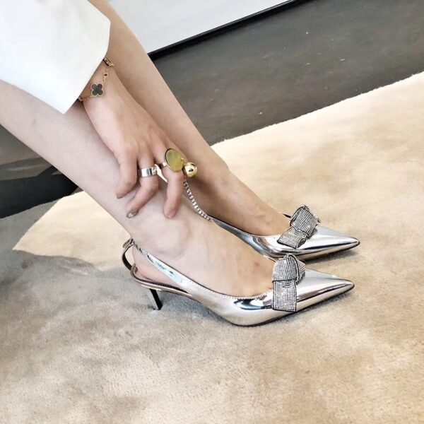 Toe cap stiletto sandals - Image 2