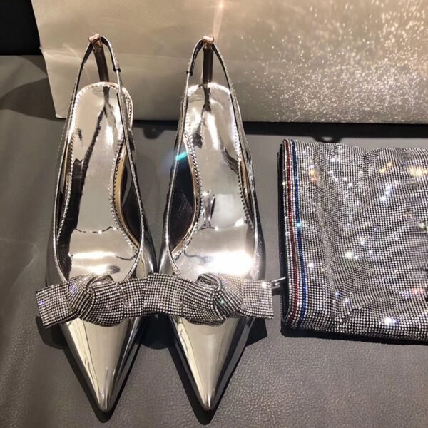 Toe cap stiletto sandals